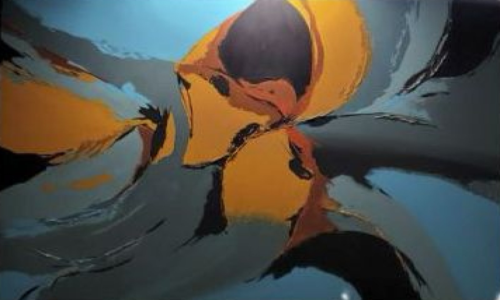 Abstract painting by Amanda Fisher