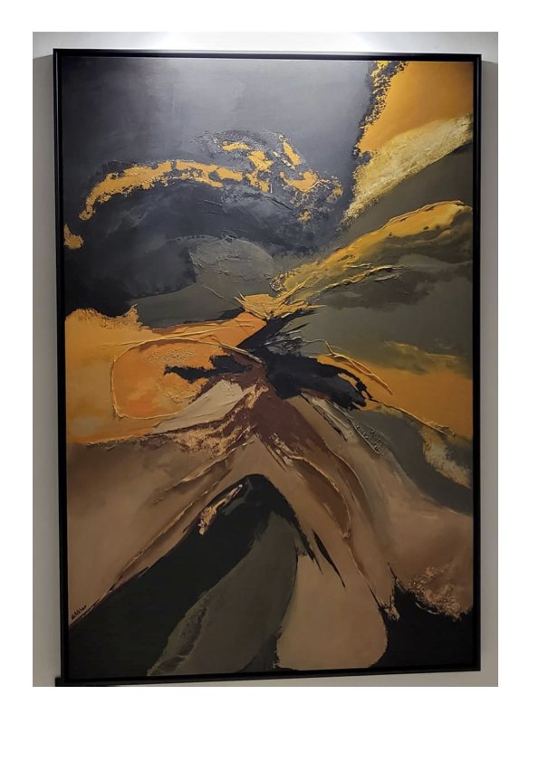 Crimson Divide — original painting by Amanda Fisher